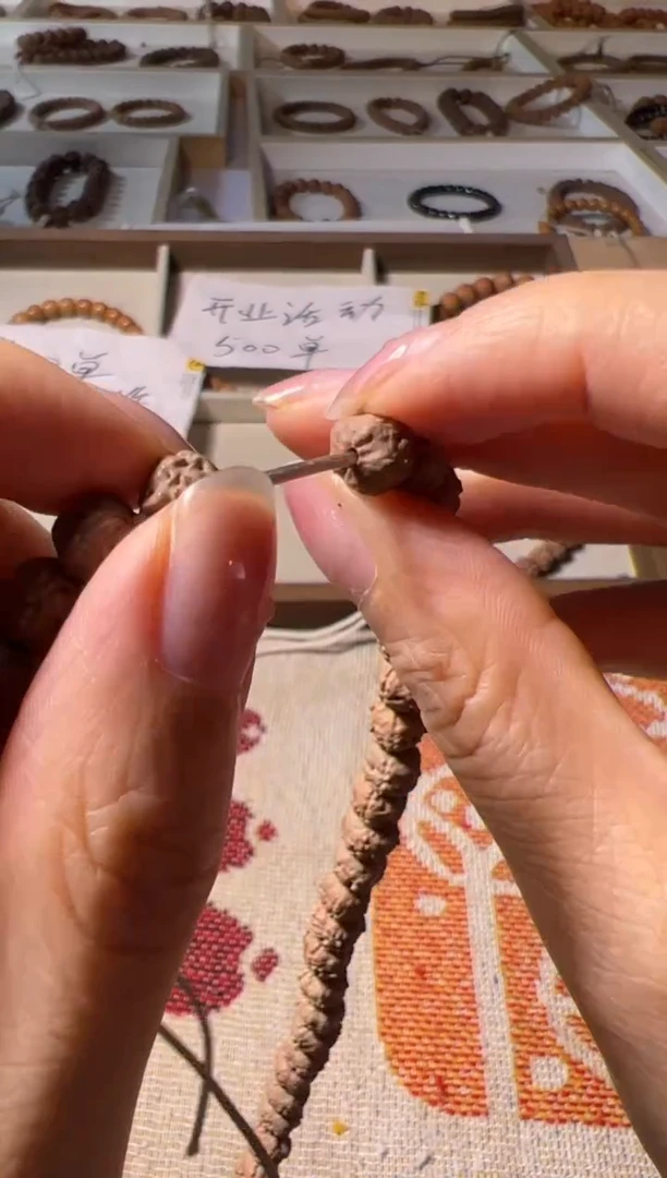金刚菩提手串原桩五爪金龙佛手108长串