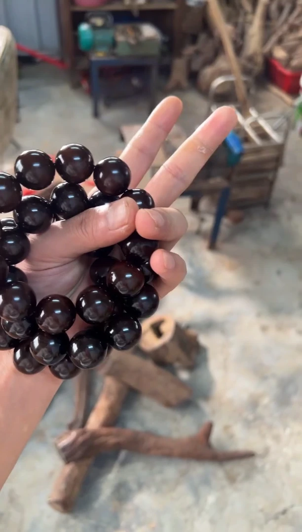 手串/手链黄花梨/降香黄檀2.0紫油梨水波纹手串