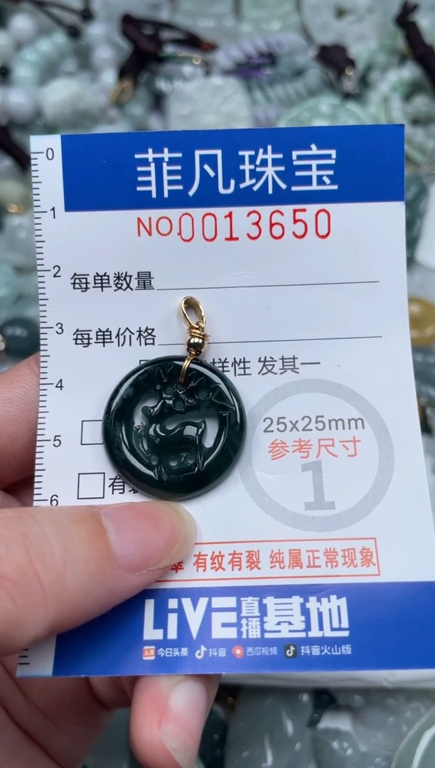 颈饰未镶嵌翡翠13650