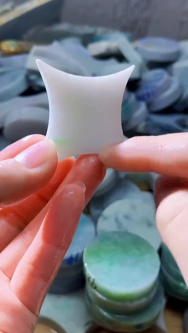 裸石翡翠天然翡翠A货古 南 425