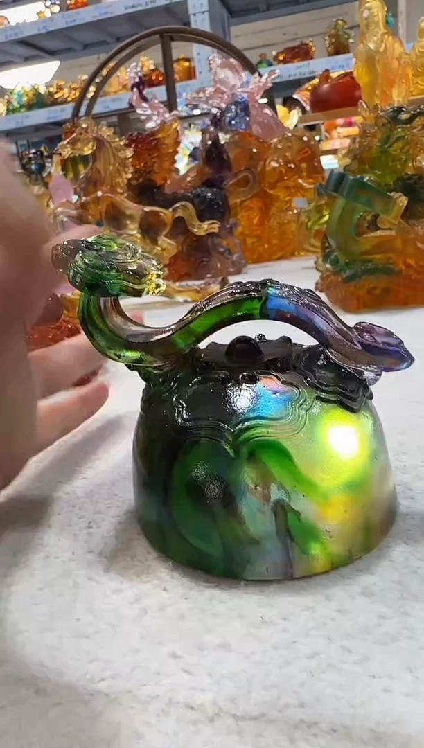 琉璃手工艺品称心如意微瑕·不退不换·介意勿拍