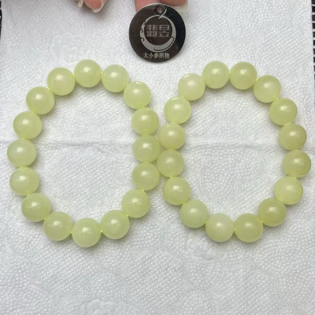 翡昱-N3-20217-和田玉手串/约11+/约16颗/-多样性发其一C