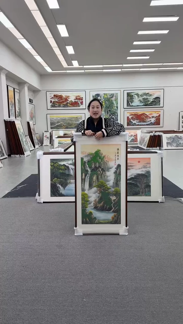 国画手绘 源远流长 125*65