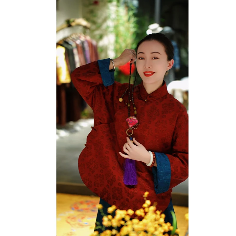 【和风送暖】元旦特供原创国潮减龄新中式棉衣·S90373/S95781