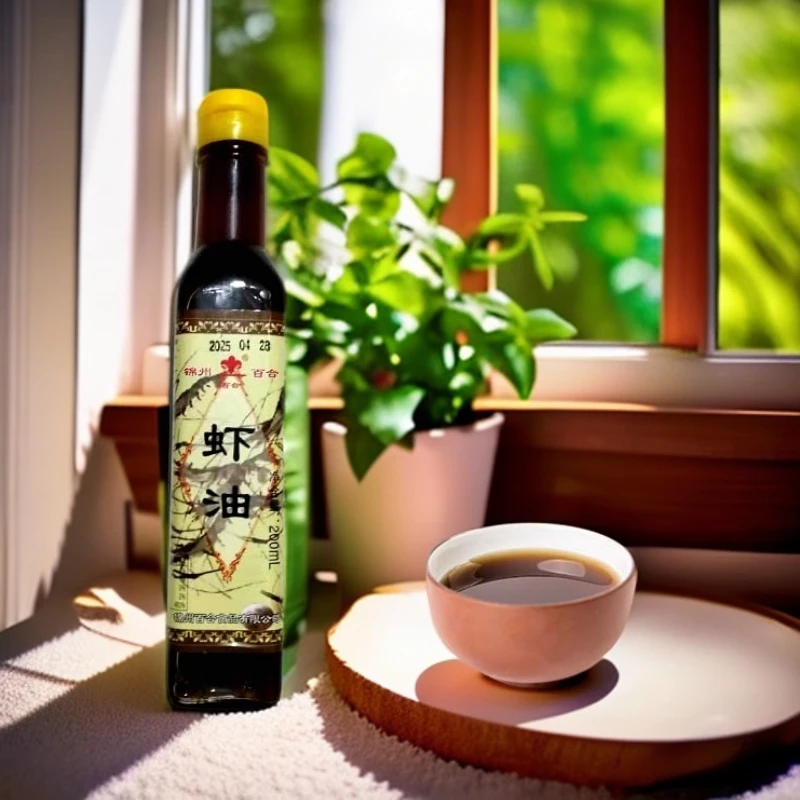 百合牌小菜虾油东北特产正宗锦州下饭鲜香调料佐料200ml零添加