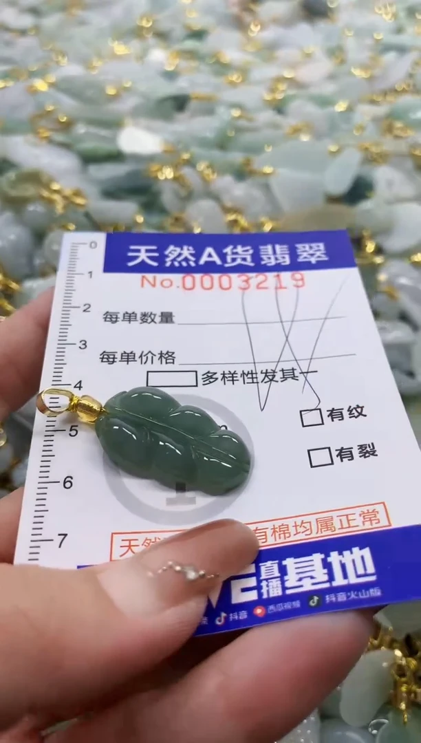 颈饰未镶嵌翡翠天然A货翡翠