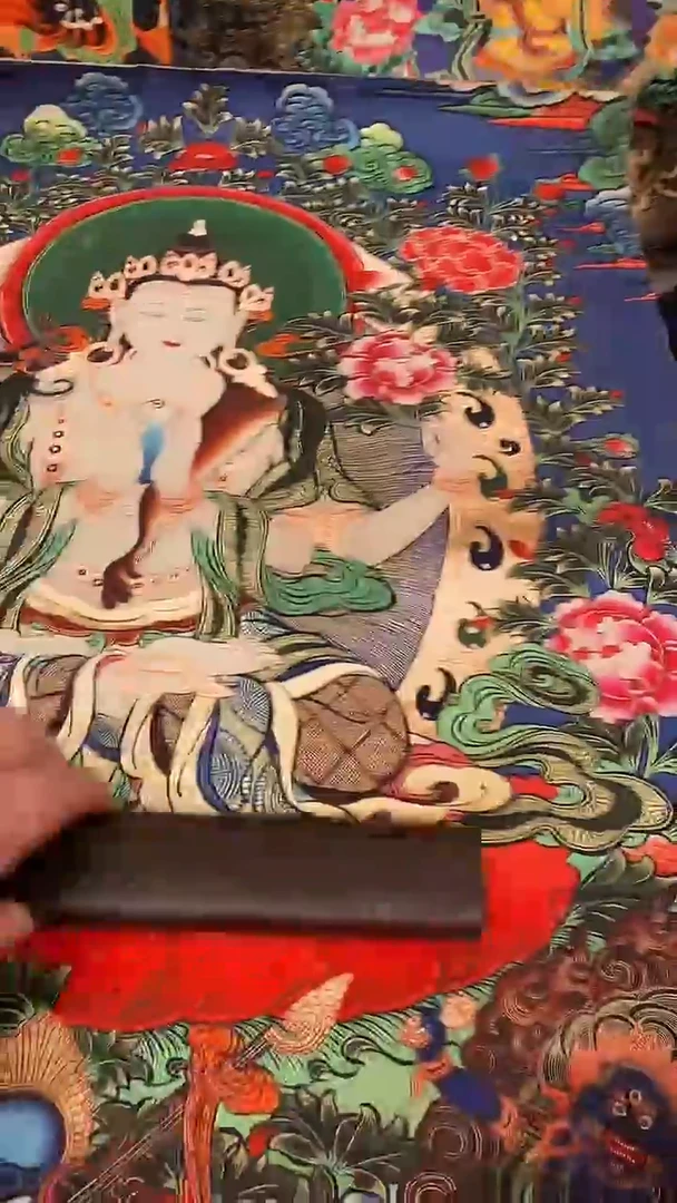 装裱画精美唐卡tk16054