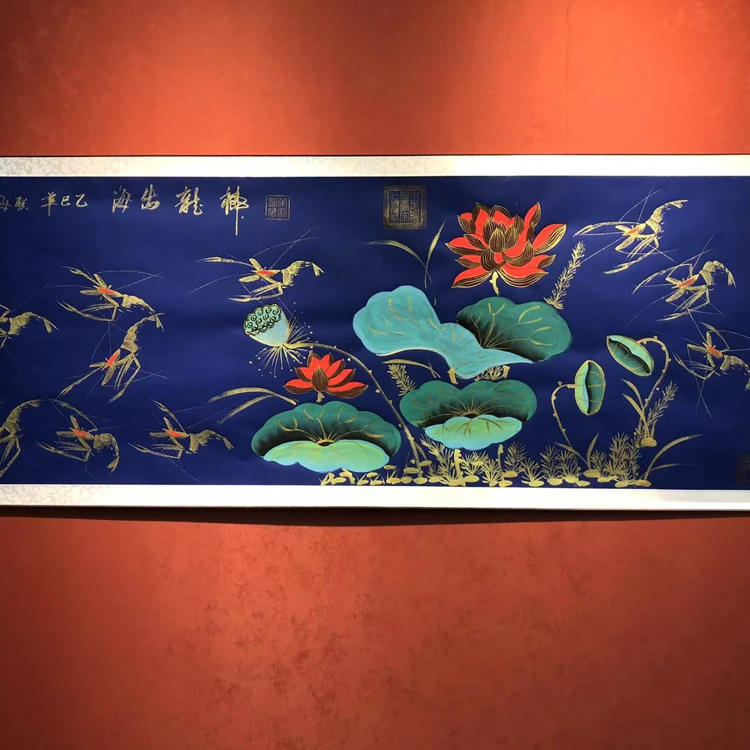 石联海作品 神龙出海  小六尺