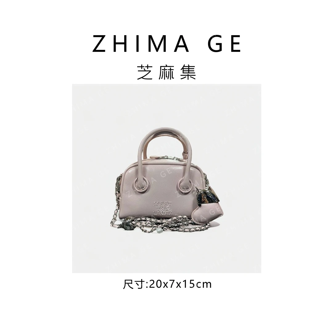 芝麻集】SD-5273-宿醉樱桃RAIN.CUN时尚休闲百搭腋下斜跨轻奢女包