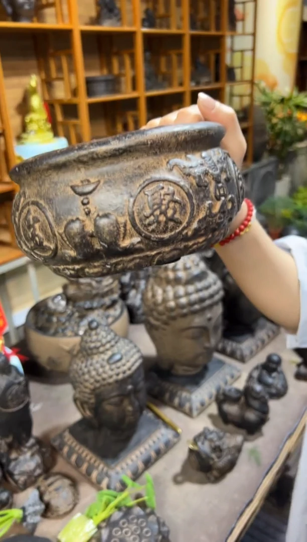 陶土【火山泥】聚宝盆