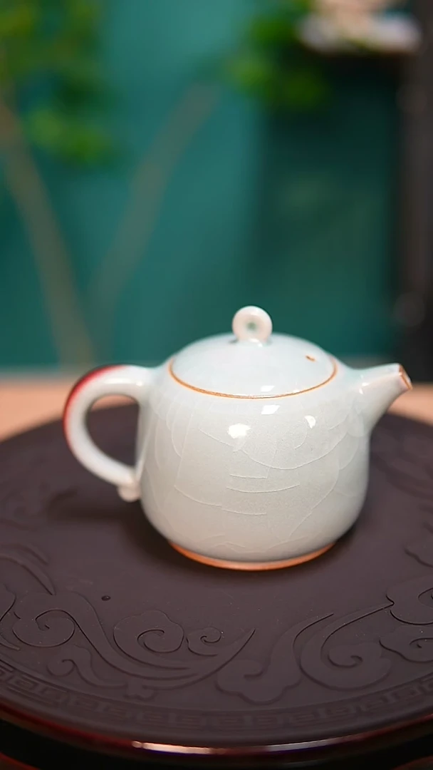 【闪购商品】杯原产地钧尚源钧瓷天青壶