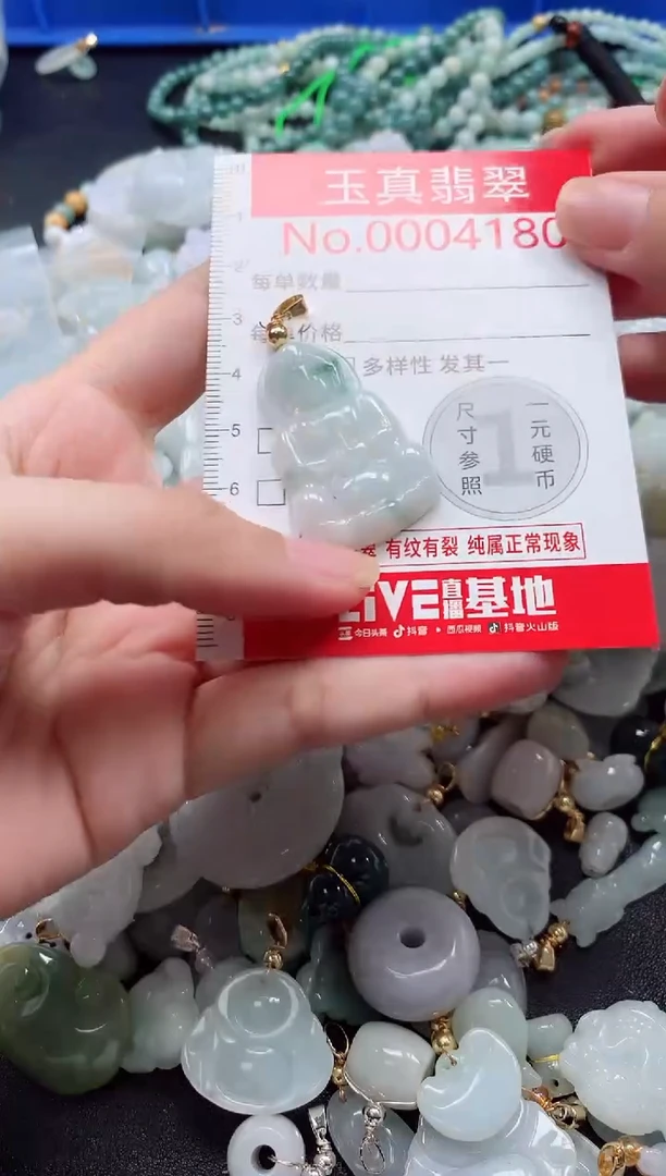 吊坠(不含链)未镶嵌翡翠4180
