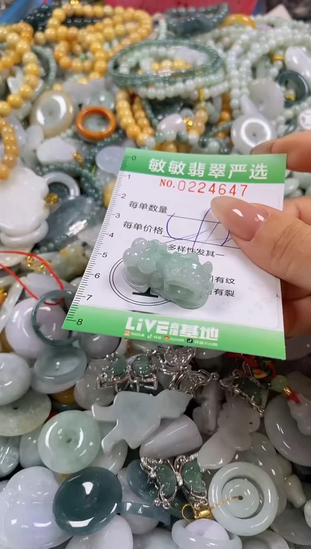 翡翠未镶嵌颈饰闪购0224647多样性发其一