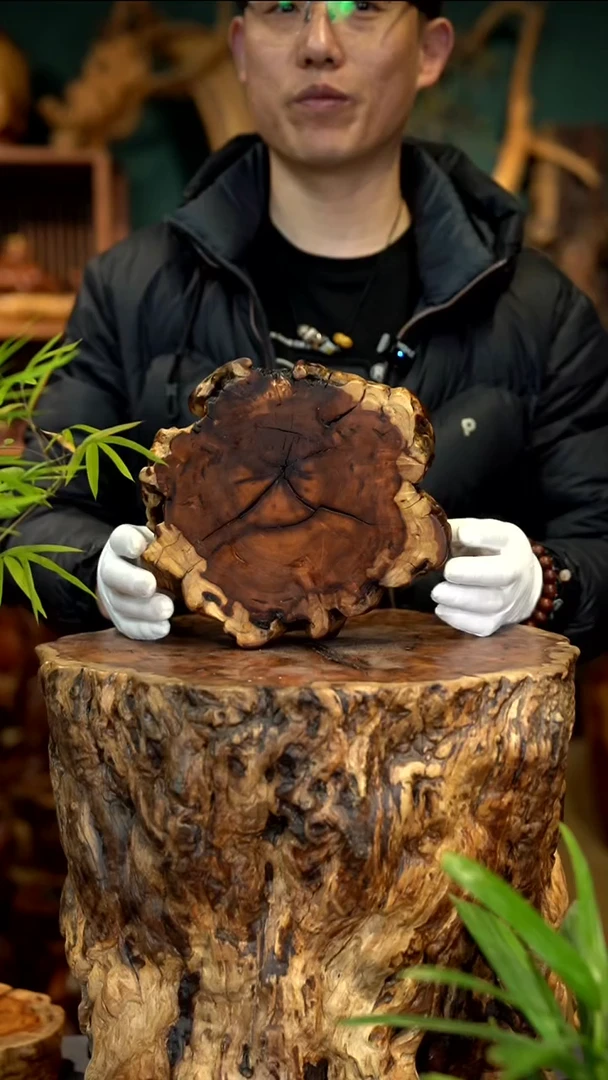 木中***侠雷击枣木底座