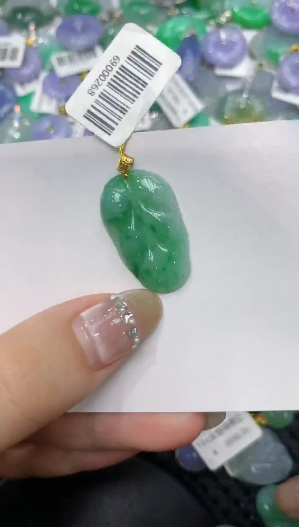 【闪购商品】翡翠颈饰18K金镶嵌222222222