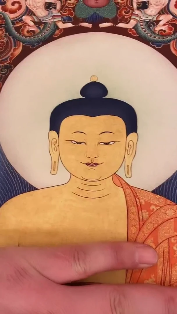 装裱画精美唐卡tk16153