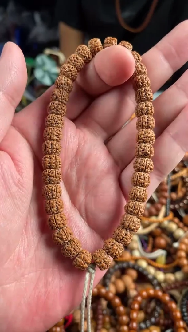 金刚菩提手串王胖子文玩工作室蜂窝双龙手持