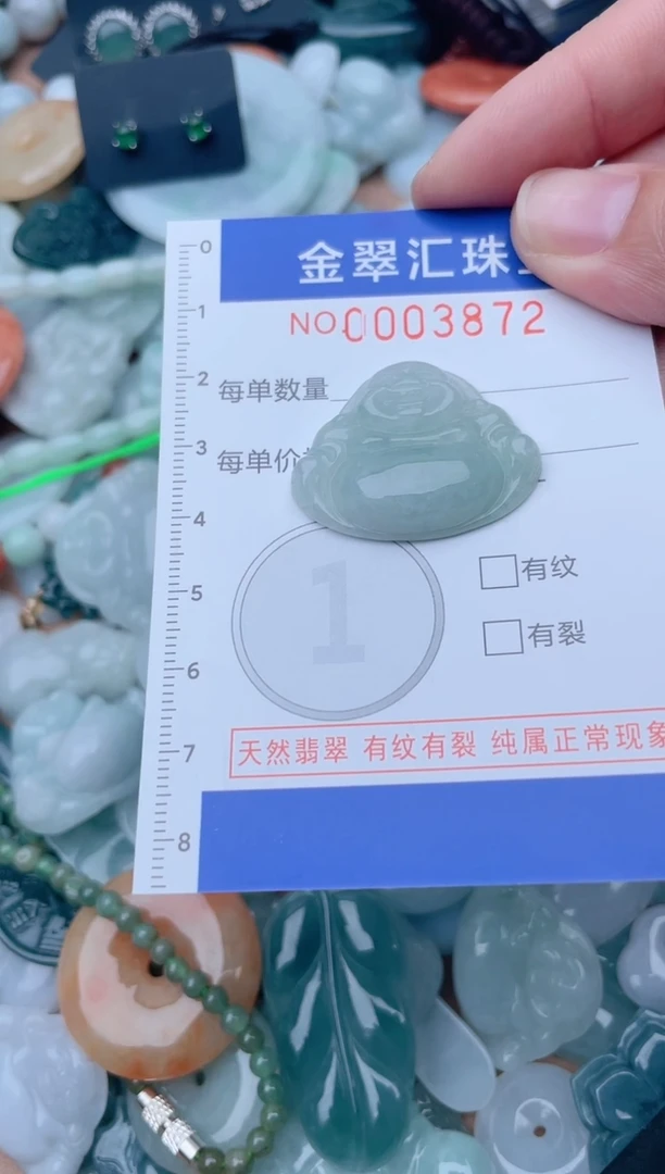 颈饰未镶嵌翡翠3872