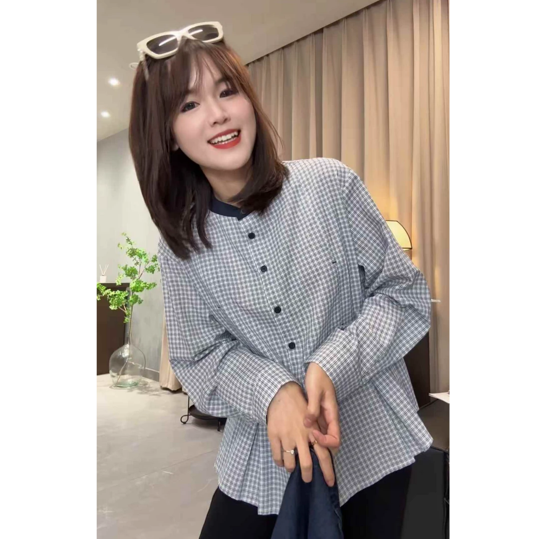 TY1 【撞色娃娃衫】韩系减龄显瘦百搭娃娃衫（衣长62）