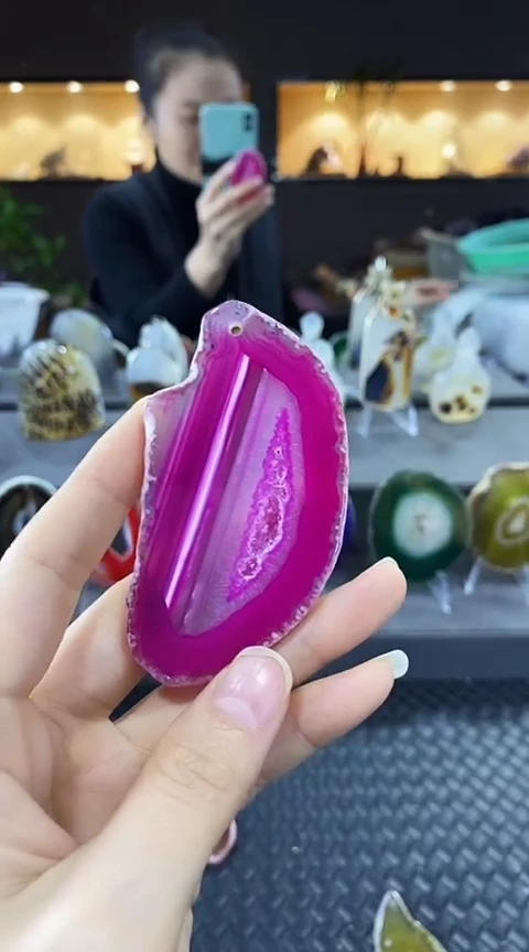 未镶嵌颈饰玛瑙/玉髓清****悠玛瑙