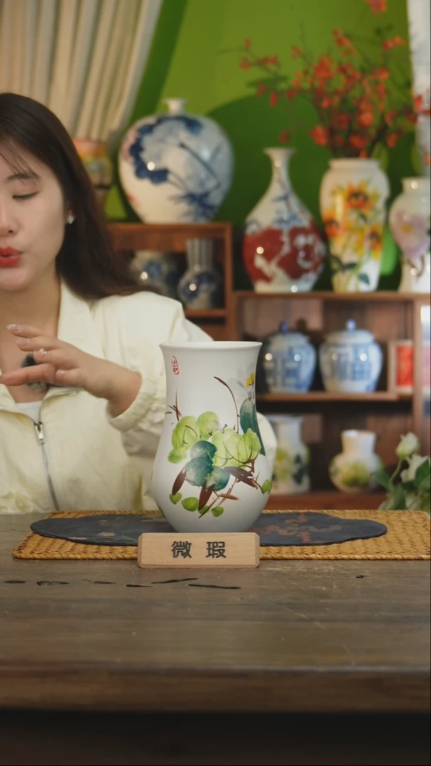 瓷片 景德镇纯手工手绘高温陶瓷