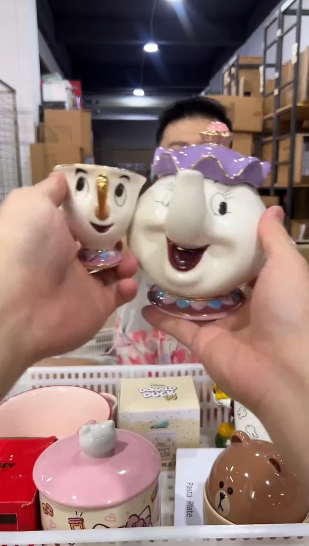 瓷片茶壶太太一壶一杯