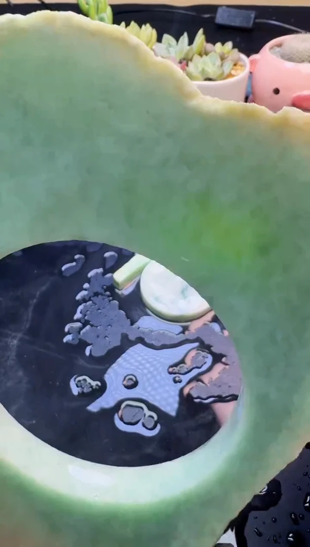 翡翠未镶嵌颈饰云**浮011天然缅甸A货翡翠