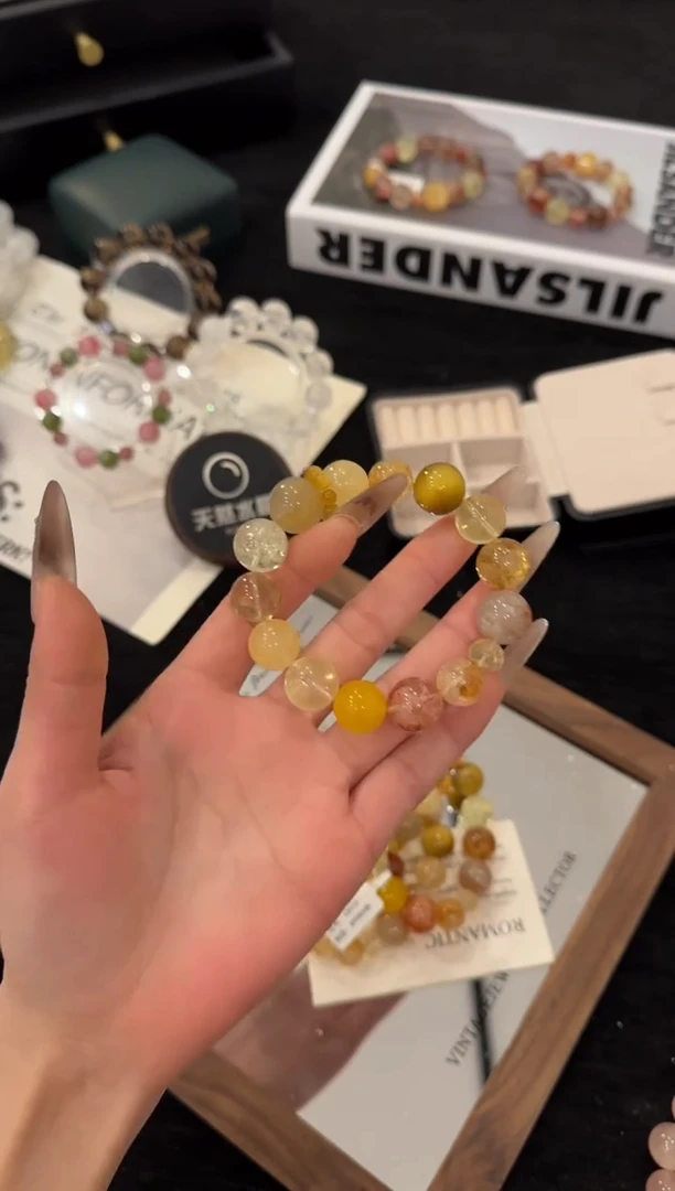 未镶嵌手链水晶万两金x3076