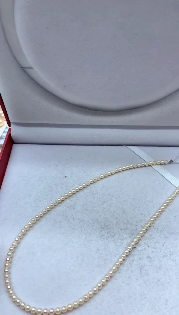 【闪购商品】淡水珍珠颈饰未镶嵌干枯玫瑰色项链