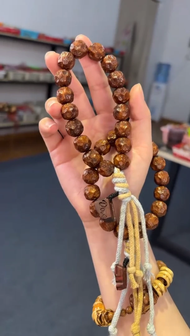 吊坠菩提根/象牙果  紫金鼠【熔岩奶酪】手持