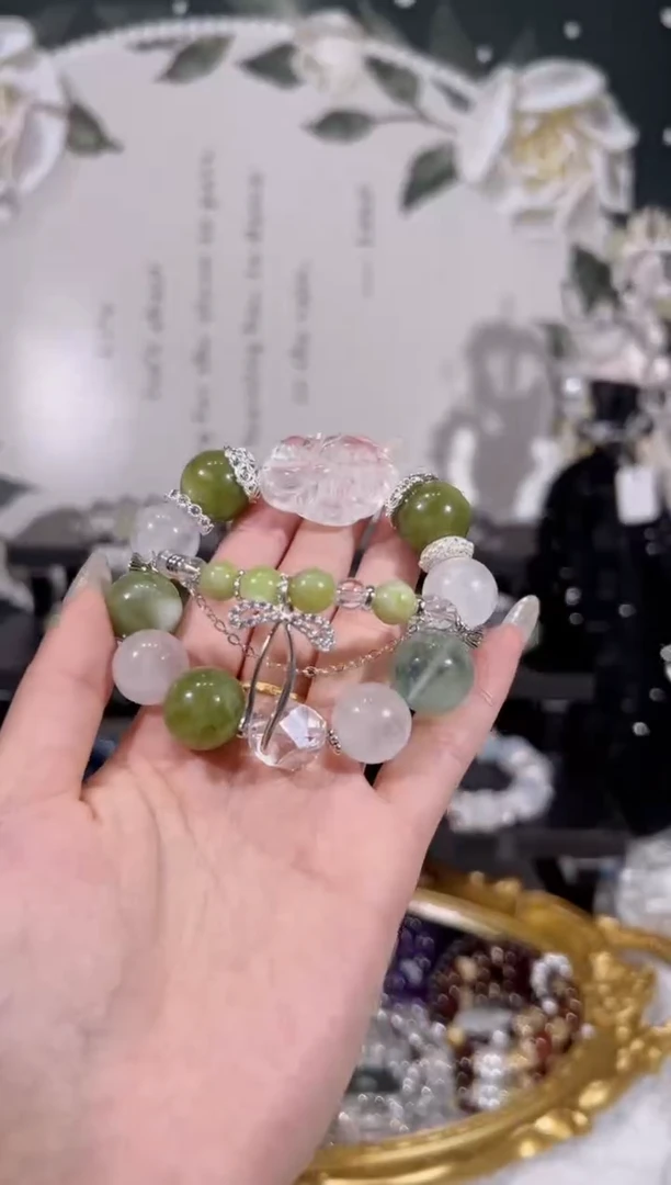 【闪购商品】水晶手链未镶嵌天然水晶默认微瑕 多样性发货发其一