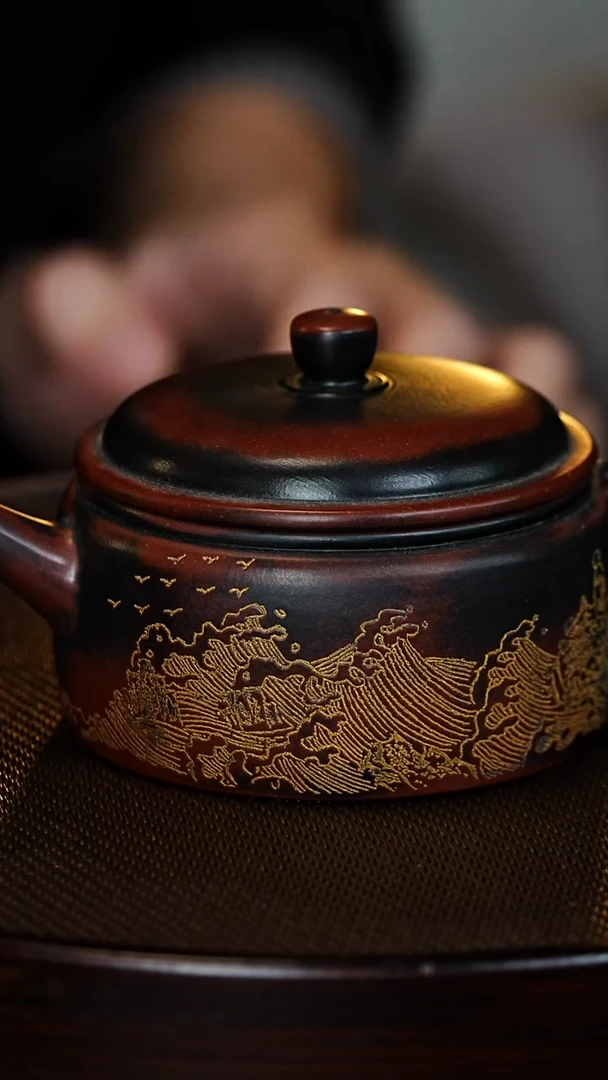 茶壶紫砂宜兴紫砂壶H85622