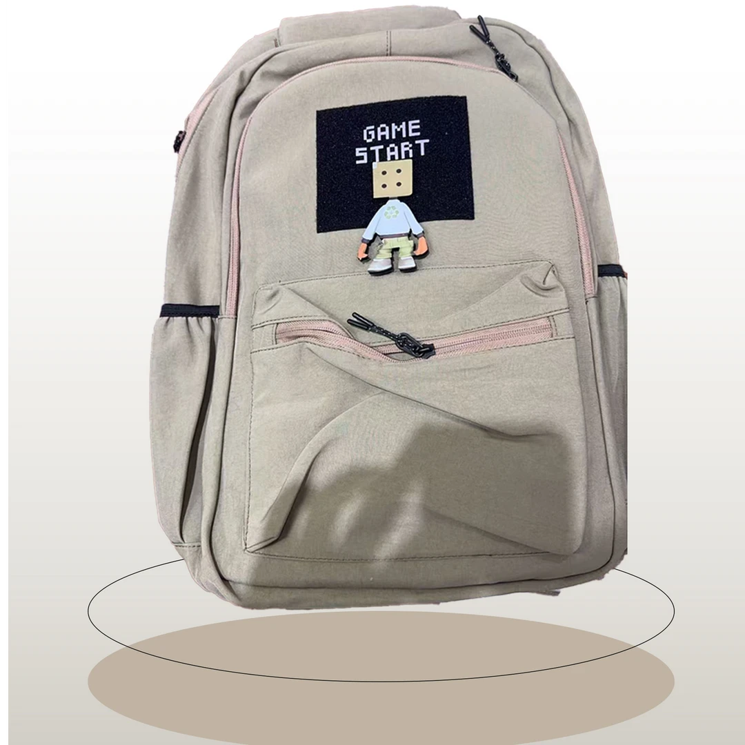 校园热销学生书包垂感多巴胺经典黑百搭适合通勤使用