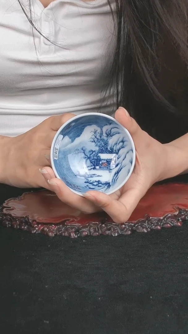 景德镇景琳藏雪景普洱杯