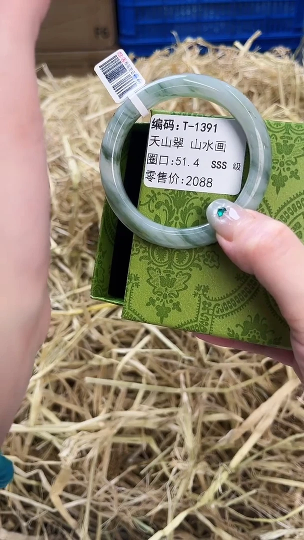 未镶嵌手镯石英质玉T-1391