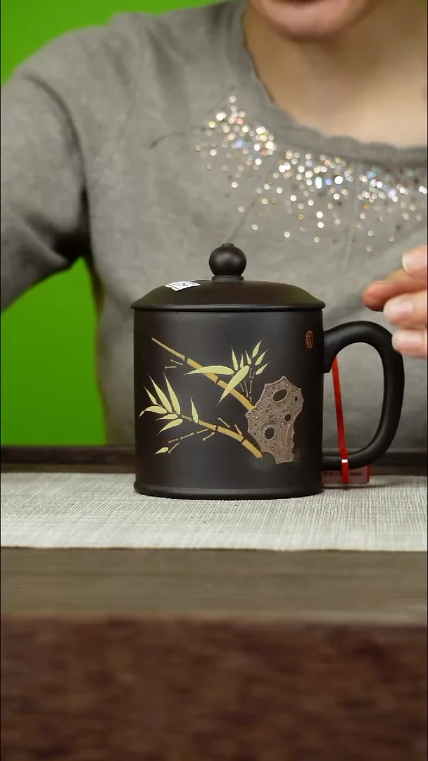 茶壶紫砂紫砂工艺厂PX030 400cc 大水潭天青  盖杯