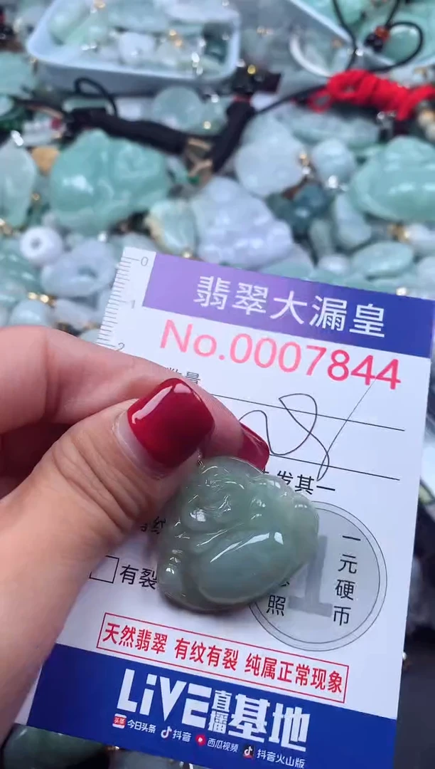 颈饰未镶嵌翡翠7844