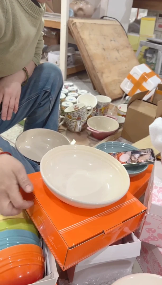 【闪购商品】碟7英寸燕麦盒装------米白