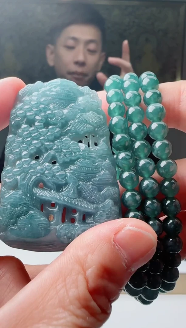 【闪购商品】翡翠颈饰未镶嵌多样性随机发其一