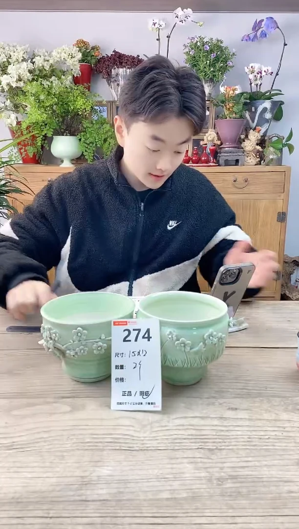 小玩子花盆直播编号274