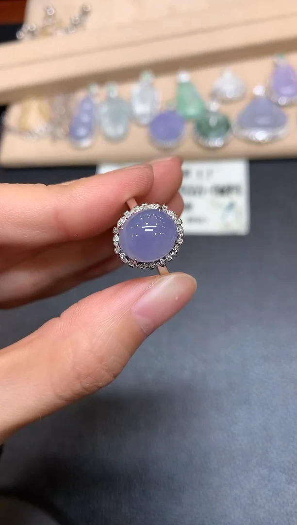 【闪购商品】翡翠戒指18K金镶嵌【无服务费