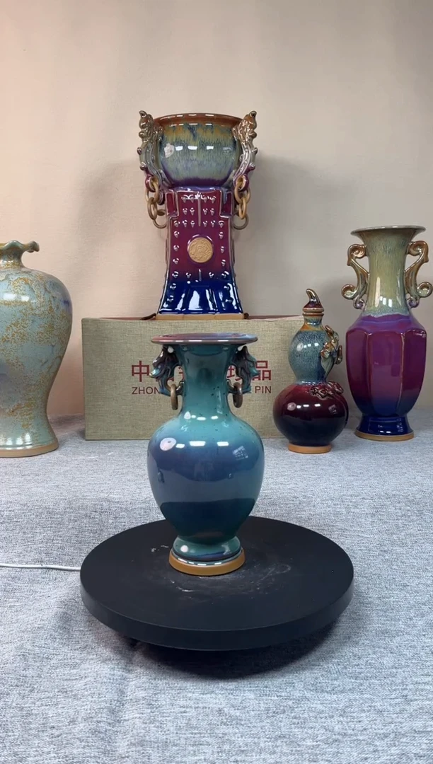 摆件神垕钧瓷收藏工艺品
