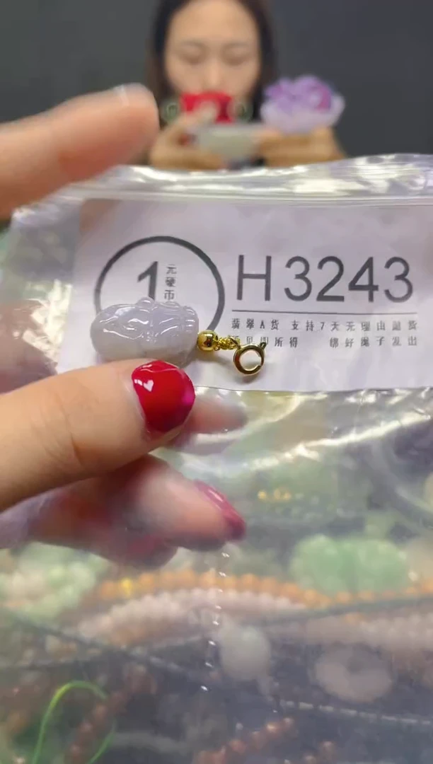 颈饰未镶嵌翡翠/H/翡翠A货，一件也是批发价