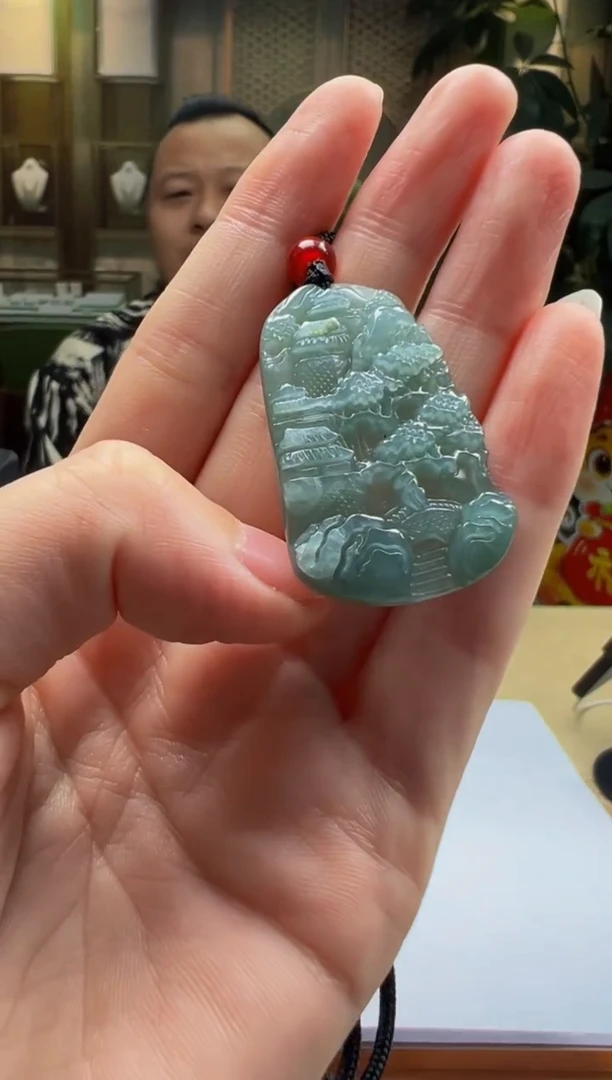 翡翠未镶嵌颈饰YY2025-6-21-34