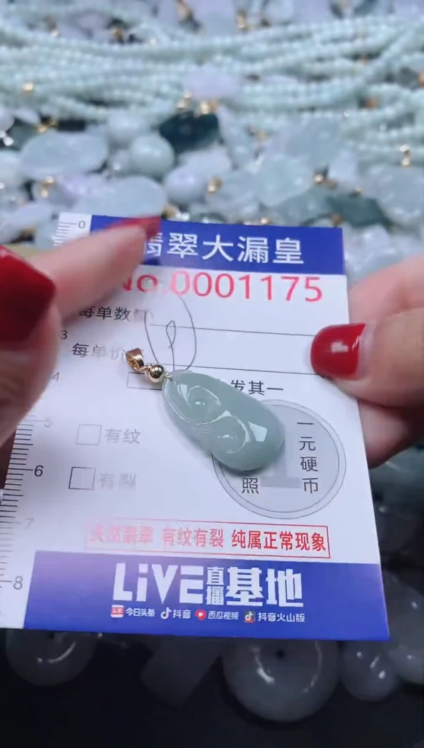 颈饰未镶嵌翡翠1175