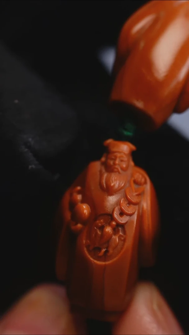 橄榄核吊坠苏工橄榄核