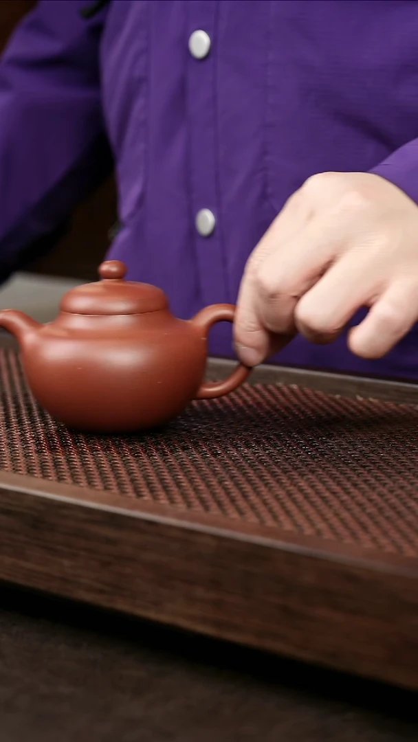 茶壶紫砂底槽清柿圆+矿标证书