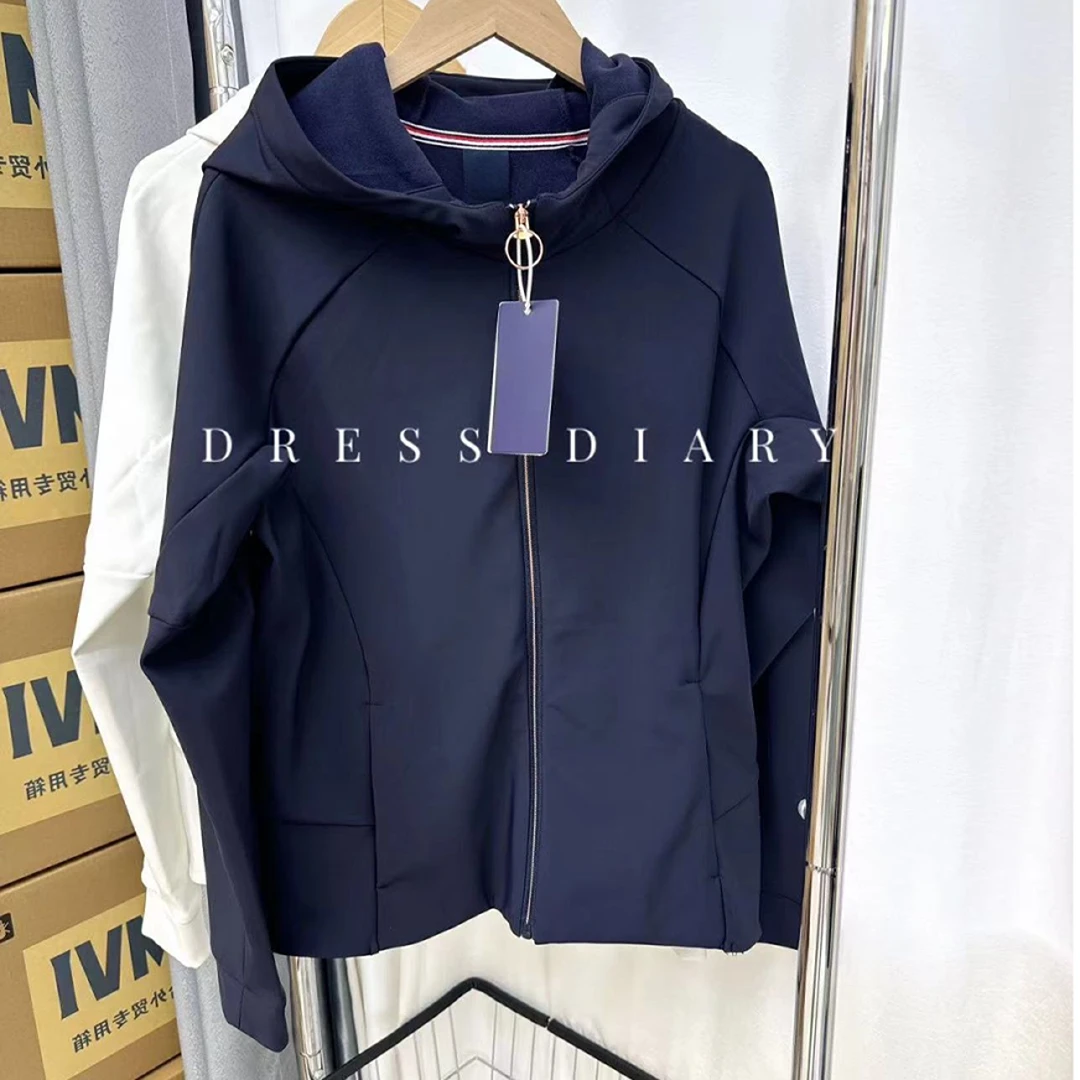 秋冬新款加绒加厚外套休闲运动连帽开衫修身上衣