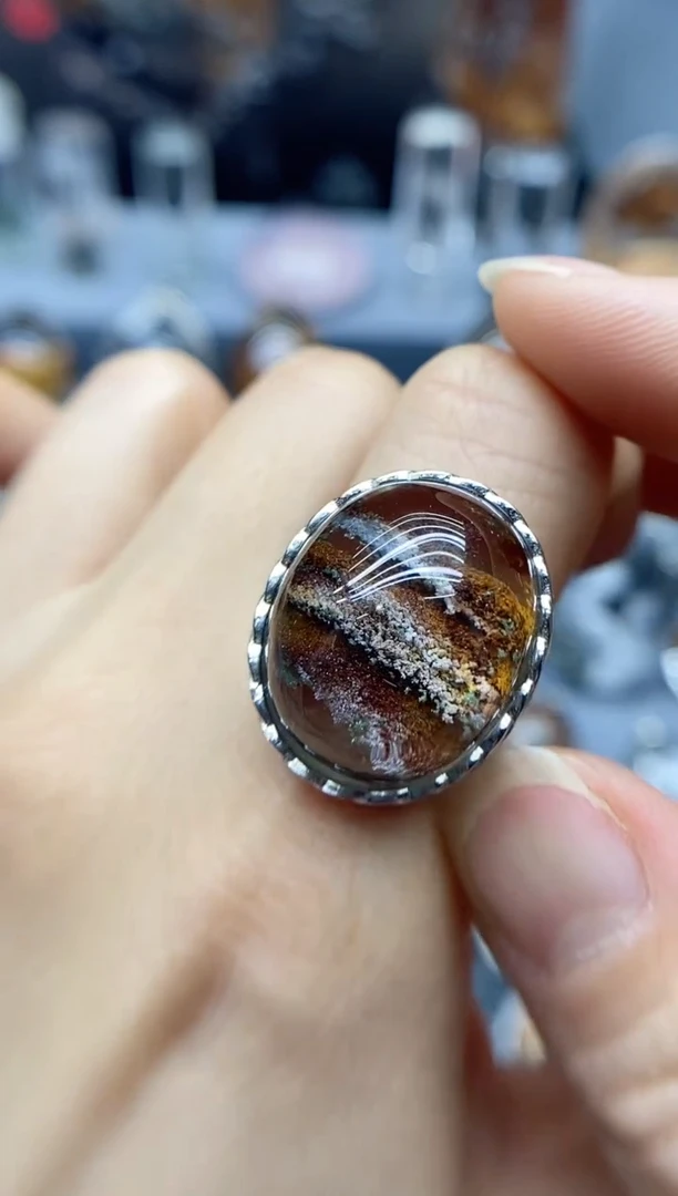 【闪购商品】水晶戒指银S925镶嵌水晶水晶