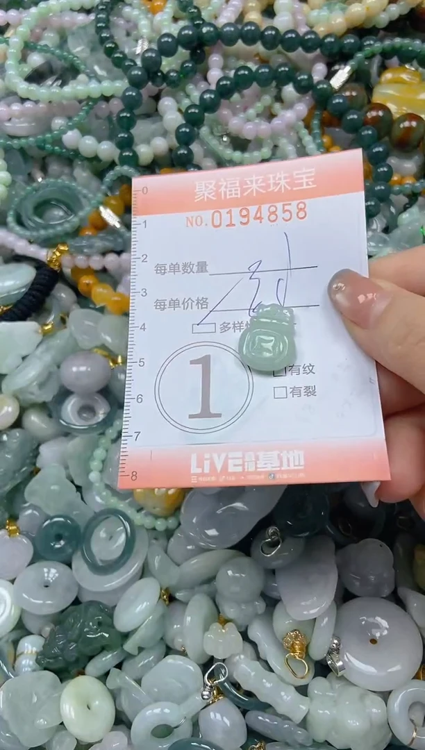 翡翠未镶嵌颈饰闪购0194858多样性发其一